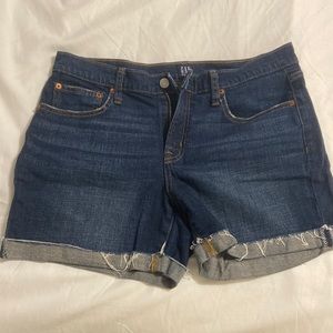 GAP dark blue denim shorts